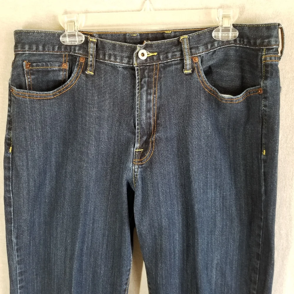 LUCKY BRAND Jeans 361 Vintage‎ Straight Dark Stretch Denim Mens 36x31